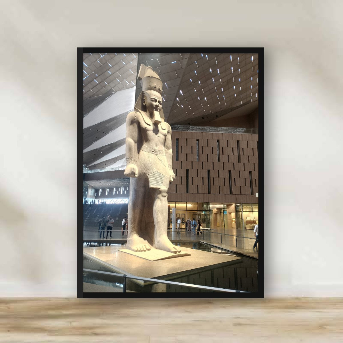 Grand Egyptian Museum Frame – photography wall art | برواز المتحف المصري الكبير