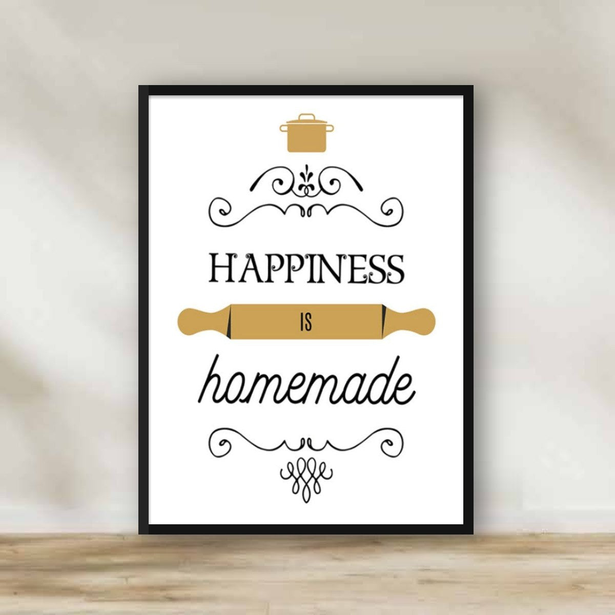 Happiness is Homemade Frame 2.0 – kitchen wall art | برواز "Happiness is Homemade"