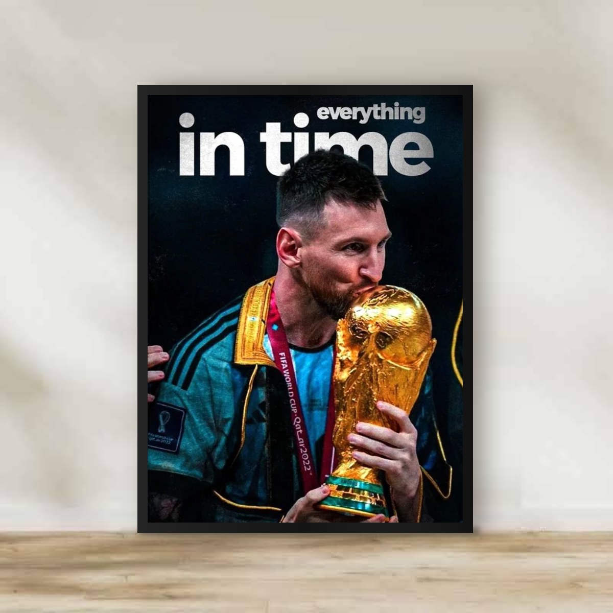 Lionel Messi 3 Frame – football wall art | برواز ليونيل ميسي 3