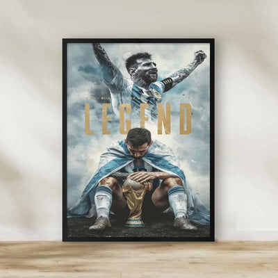 Lionel Messi 5 Frame – football wall art | برواز ليونيل ميسي 5