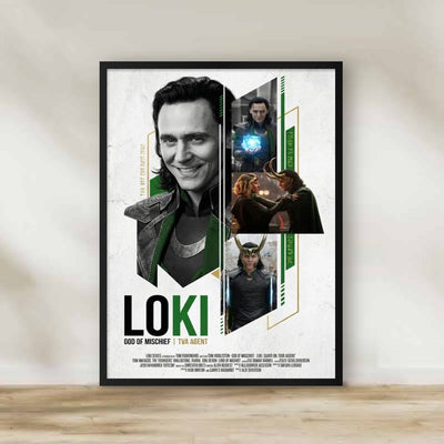Loki Frame – movie poster wall art | برواز لوكي