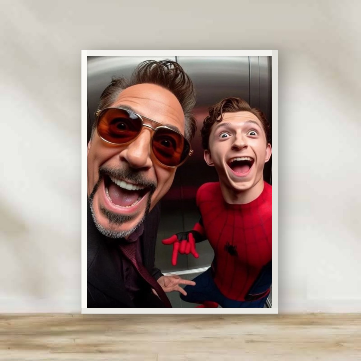 Marvel White Frame – movie poster wall art | برواز أبيض مارفل