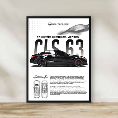 Mercedes Frame 2 – car wall art | برواز مرسيدس 2