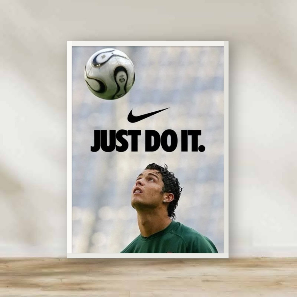 Motivation White Frame – motivational quote wall art | برواز أبيض تحفيزي