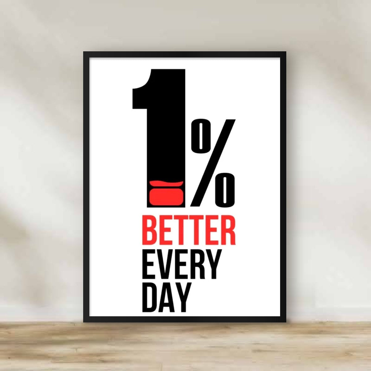 Motivation 1 Frame – motivational quote wall art | برواز تحفيزي 1