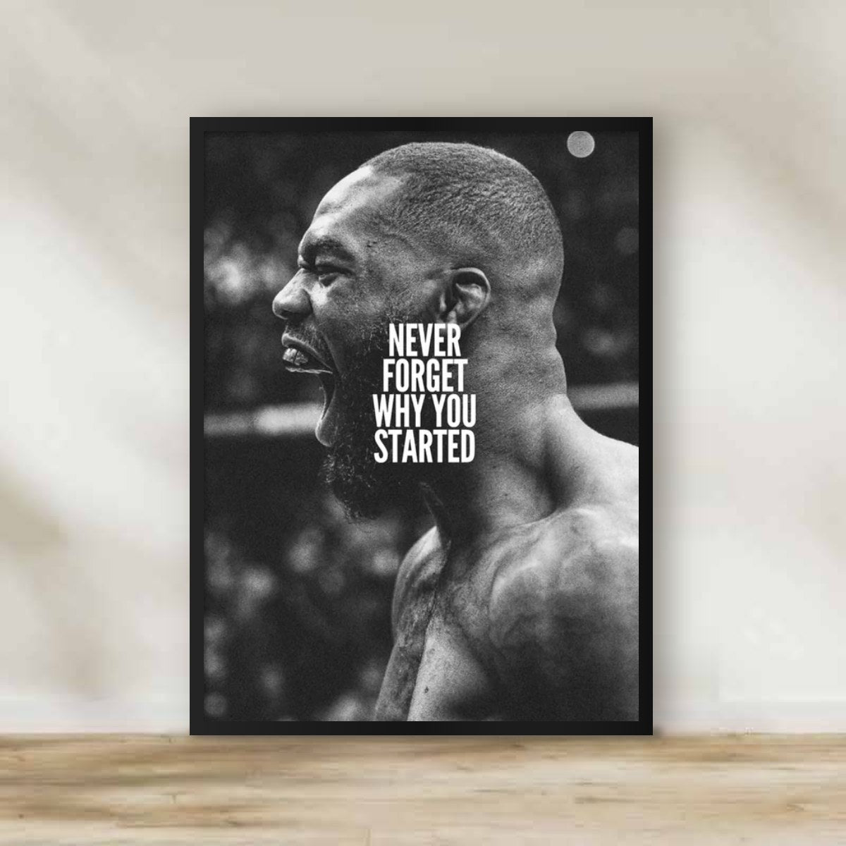 Motivation 13 Frame – motivational quote wall art | برواز تحفيزي 13