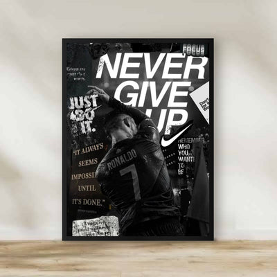 Motivation 19 Frame – motivational quote wall art | برواز تحفيزي 19