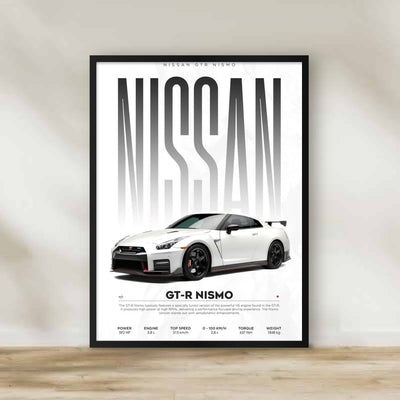 Nissan Frame 4 – car wall art | برواز نيسان 4