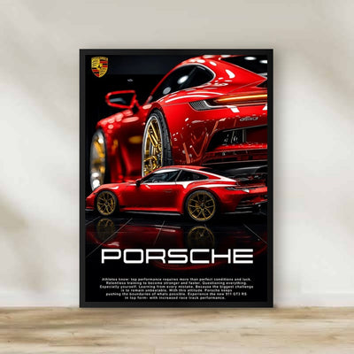 Porsche Frame 3 – car wall art | برواز بورشه 3