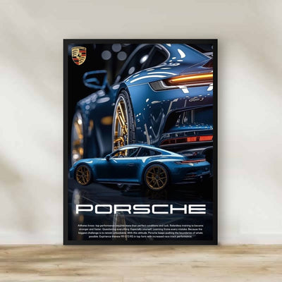 Porsche Frame 4 – car wall art | برواز بورشه 4