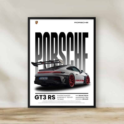 Porsche Frame 5 – car wall art | برواز بورشه 5