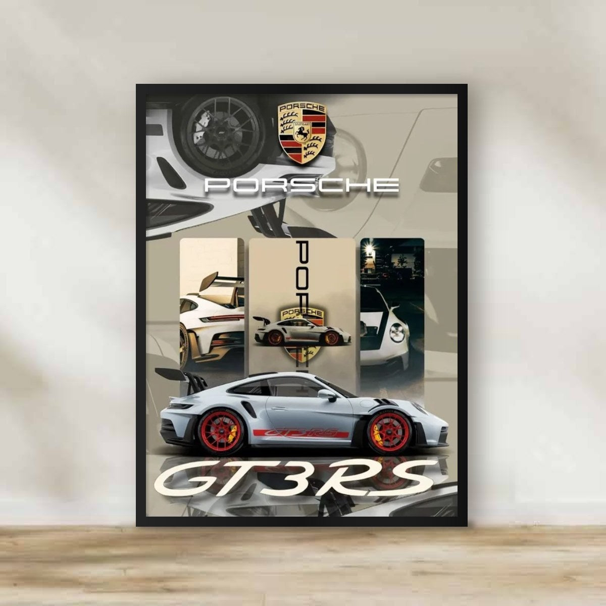 Porsche Frame 8 – car wall art | برواز بورشه 8