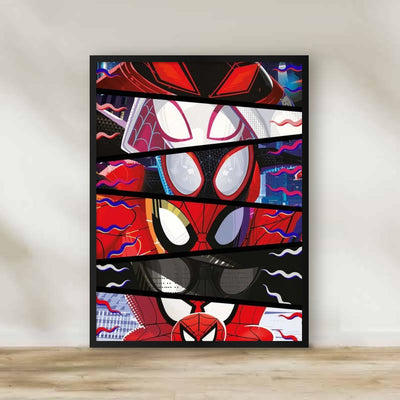 Spider Men 4 Frame – movie poster wall art | برواز سبايدر مان 4