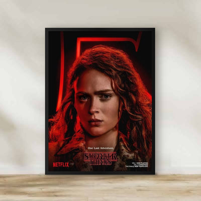 Stranger Things Frame – movie poster wall art | برواز سترينجر ثينجز