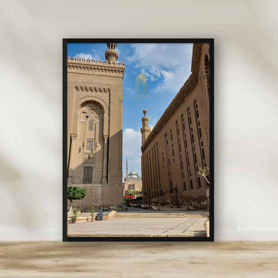 Sultan Hassan Mosque Frame – Islamic architecture photography wall art | برواز مسجد السلطان حسن