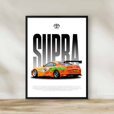 Supra Frame 1 – car wall art | برواز سوبرا 1