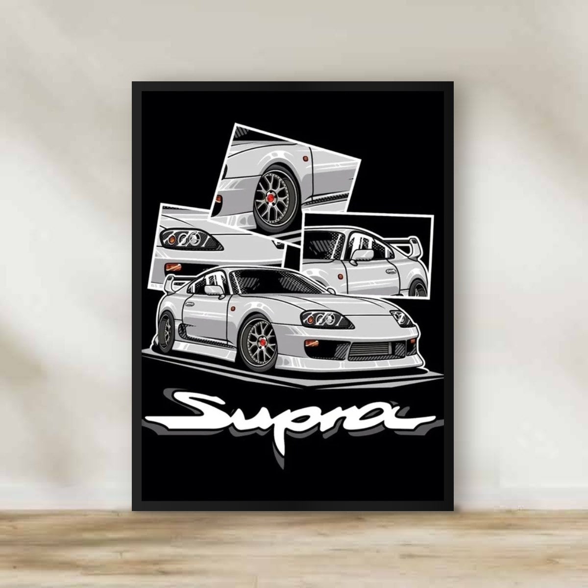 Supra Frame 2 – car wall art | برواز سوبرا 2