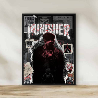 The Punisher 1 Frame – movie poster wall art | برواز ذا بانيشر 1
