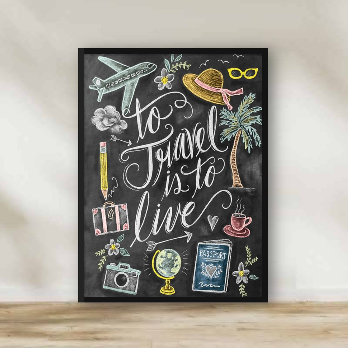 To travel is to live Frame – gallery wall frame set | برواز To travel is to live