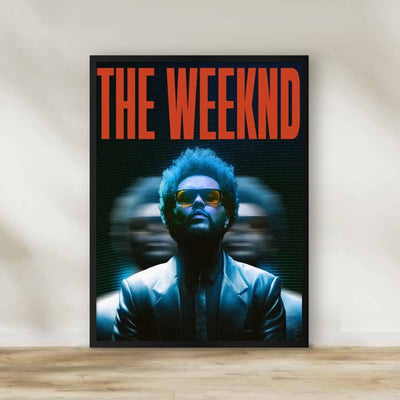 The Weeknd Frame – music wall art | برواز ذا ويكند