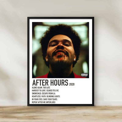 Week End 4 Frame – music wall art | برواز ذا ويكند 4