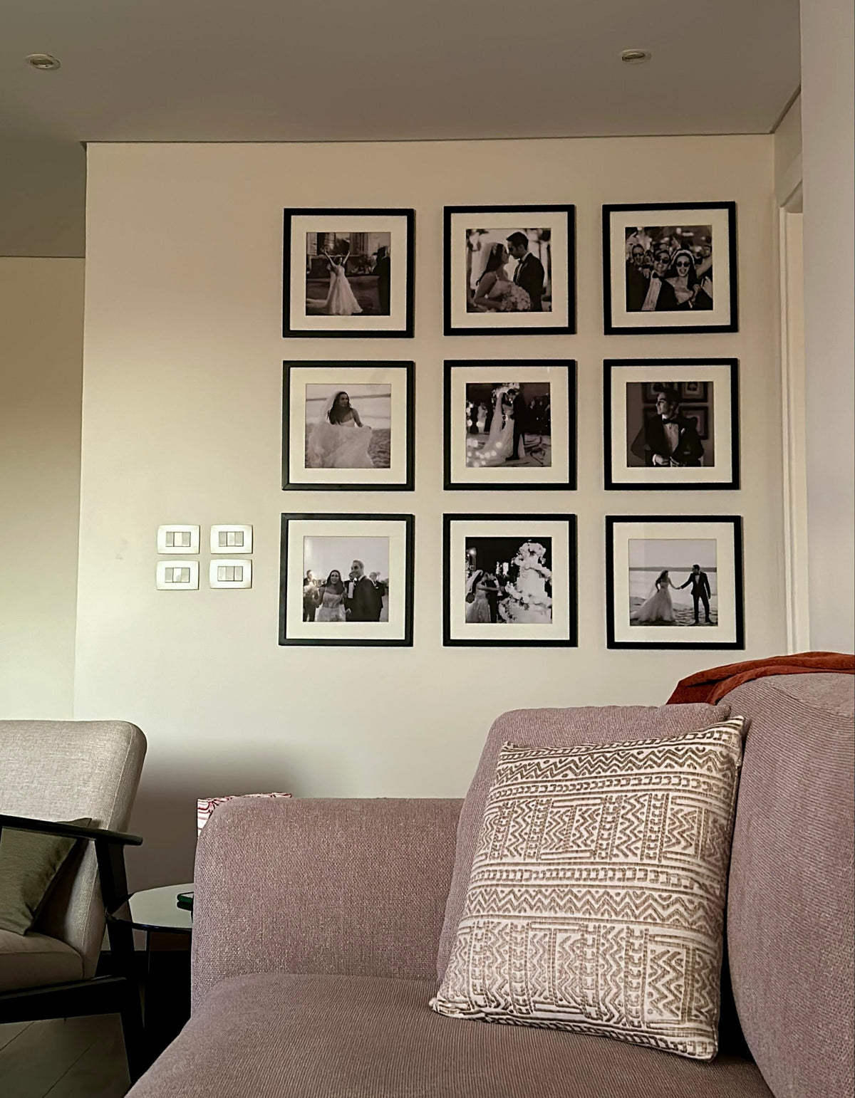 The Omneya- Living Room Set – gallery wall frame set, photo 2 | طقم أمنية لغرفة المعيشة