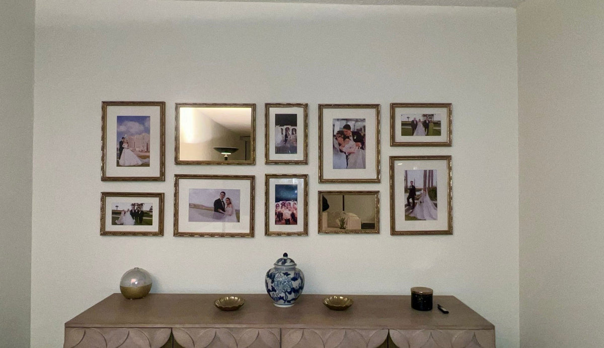 The Nouran - Above the Console Set – gallery wall frame set | طقم نوران - فوق الكونسول