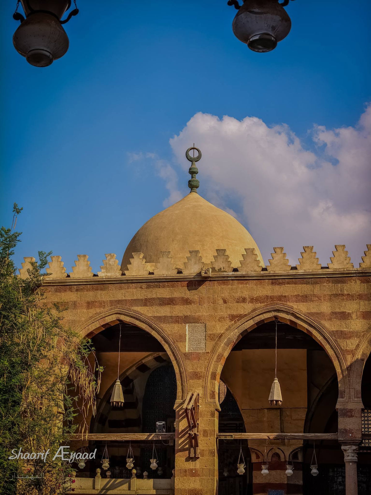 Blue Mosque Cairo Frame – Islamic architecture photography wall art, photo 3 | برواز الجامع الأزرق