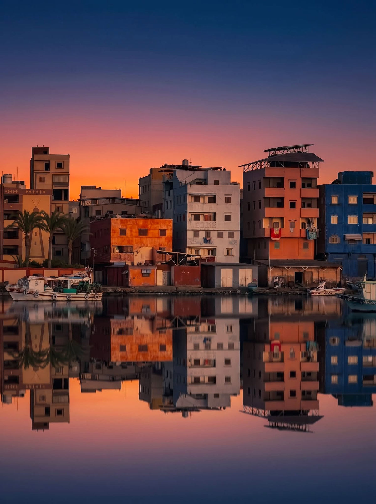 Ras El Bar Sunset Frame – photography wall art | برواز غروب رأس البر