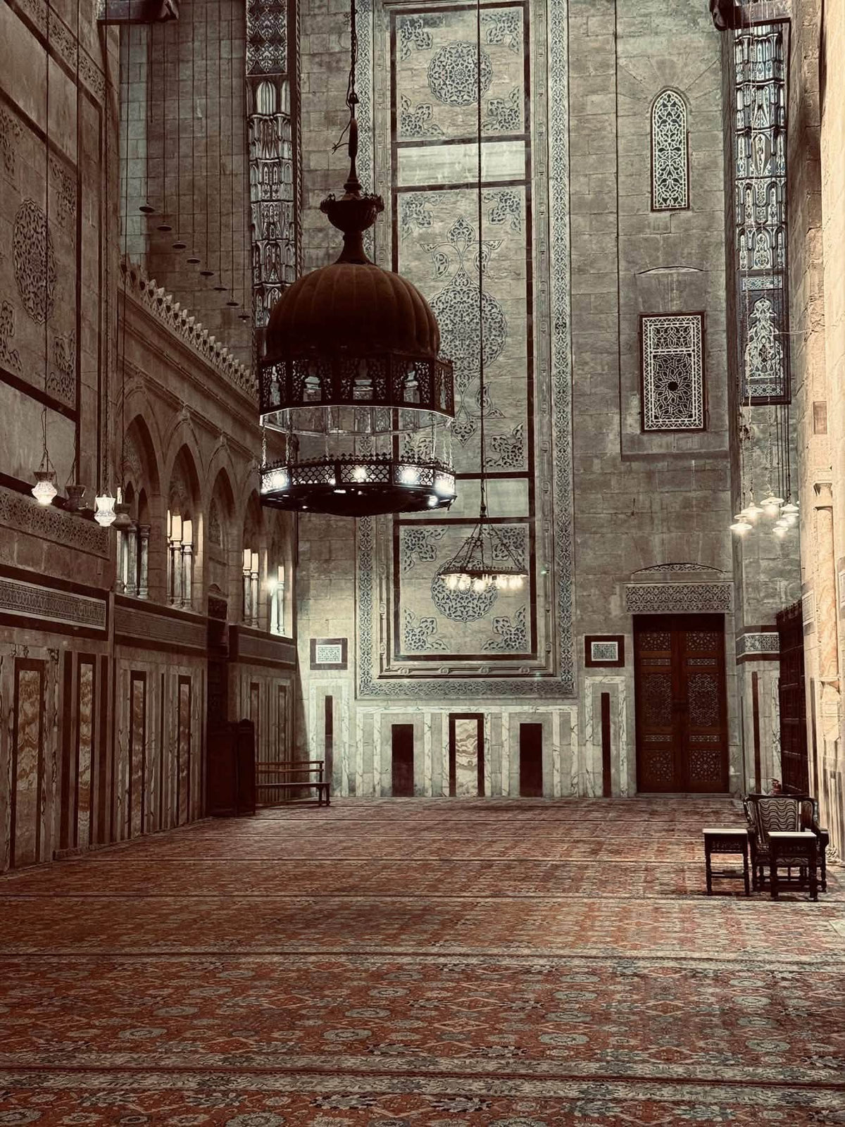 Citadel Square Frame – Islamic architecture photography wall art | برواز ميدان القلعة