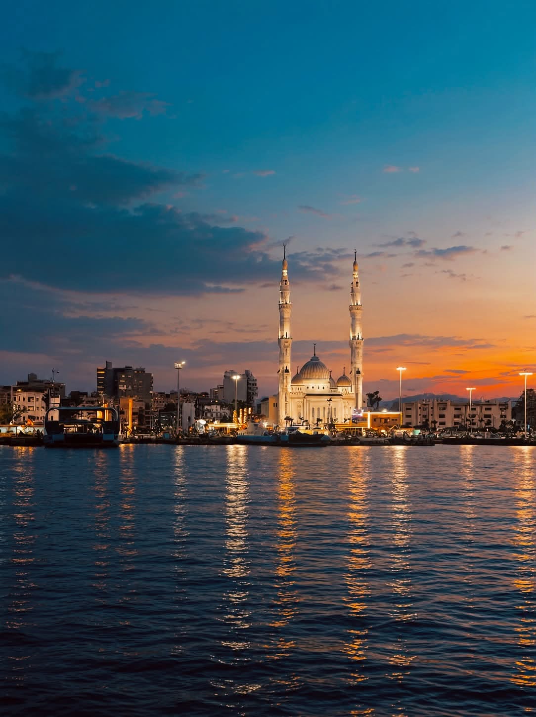 Port Fouad Sunset Frame – photography wall art | برواز غروب بورفؤاد