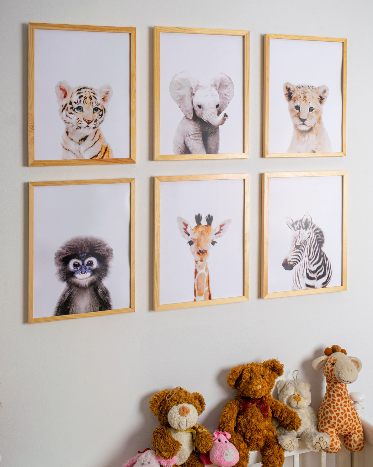 Animals Nursery Set - The Real Deal – nursery wall art, photo 3 | طقم حيوانات غرفة الأطفال - النسخة الواقعية