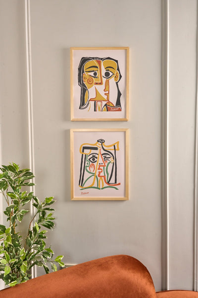Picasso set - Abstract Set – abstract boho wall art | طقم بيكاسو - تجريدي