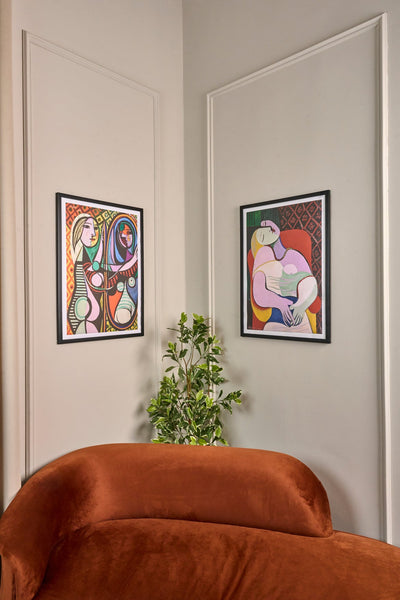 Cubist era - Abstract Set – abstract boho wall art | طقم العصر التكعيبي - تجريدي