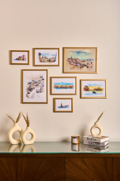 Around the world Set – kitchen wall art | طقم حول العالم