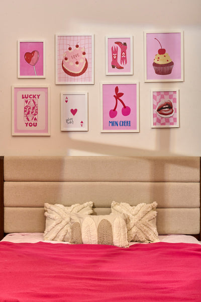 Mon Cheri Pink Set – nursery wall art | طقم Mon Cheri الوردي