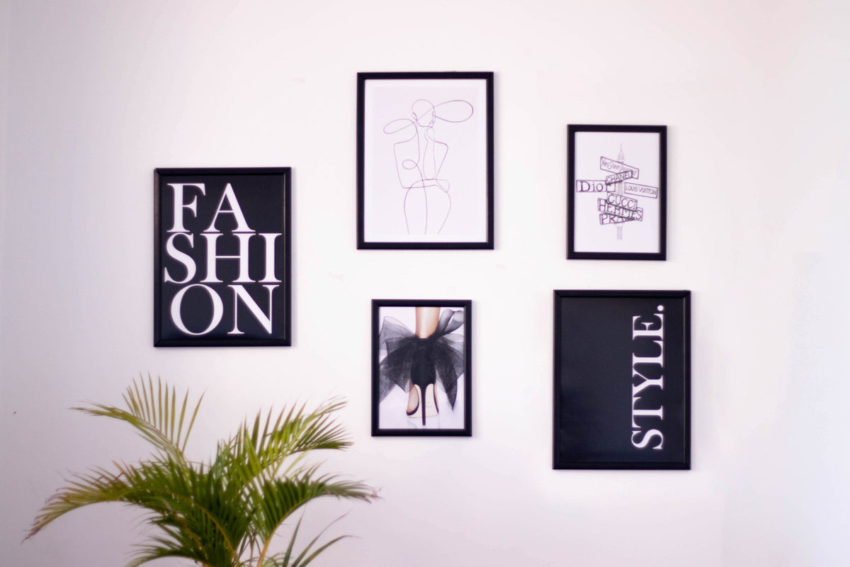 Fashion Queen Frame – abstract boho wall art | لوحة Fashion Queen