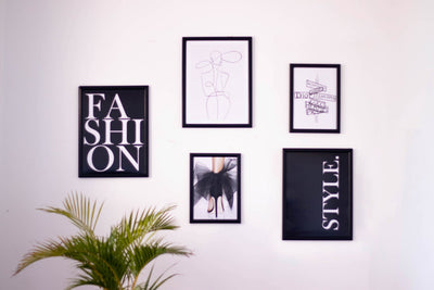 Fashion Queen Frame – abstract boho wall art | لوحة Fashion Queen