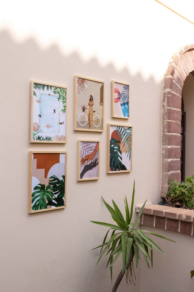 Boho Girls Set – abstract boho wall art | طقم بنات البوهو