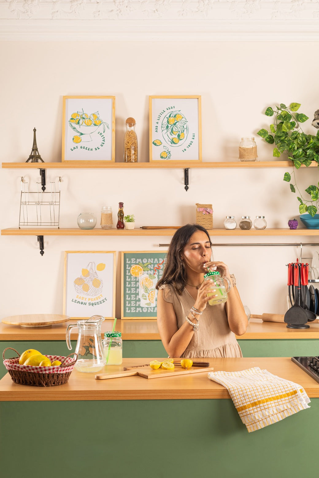 The Lemonade Set – kitchen wall art, photo 3 | طقم الليموناضة