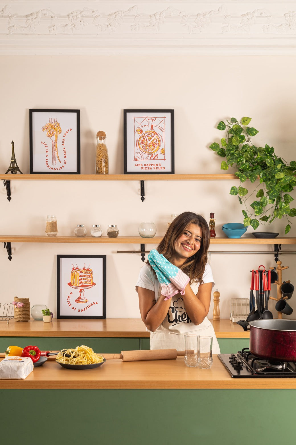 The Pasta Set – kitchen wall art, photo 4 | طقم الباستا