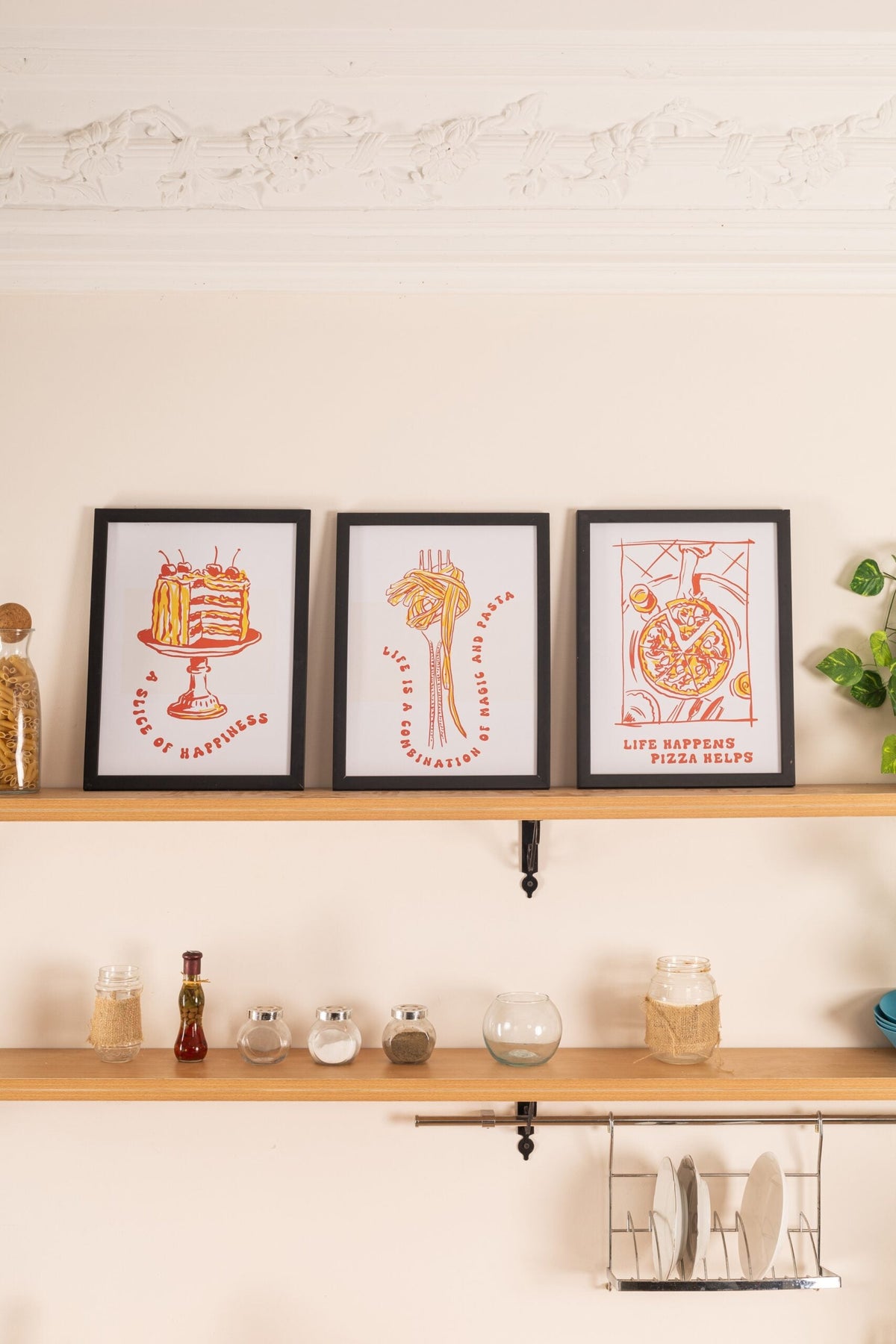 The Pasta Set – kitchen wall art | طقم الباستا