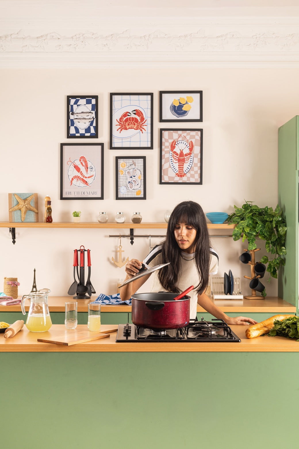 Come Fish With Me Frame – kitchen wall art, photo 4 | طقم Come Fish With Me