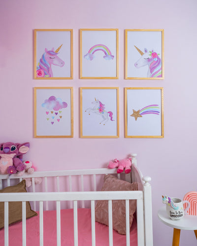 Nursery Set - The Magical Dream – nursery wall art | طقم غرفة الأطفال - الحلم السحري
