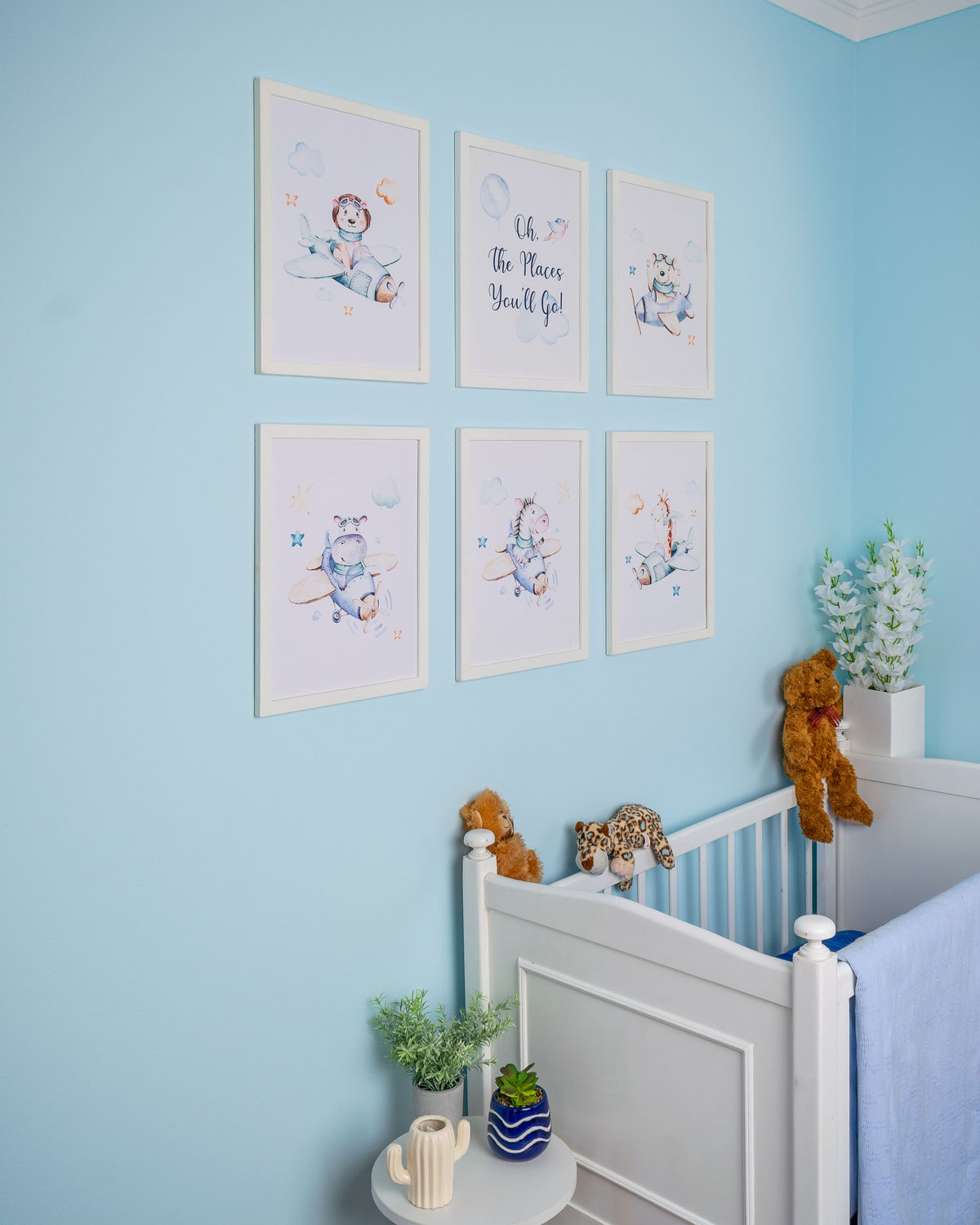 Nursery Set - The Places you will go – nursery wall art, photo 2 | طقم غرفة الأطفال - The Places You Will Go
