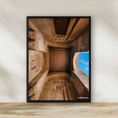 Al-Rifai Ceiling Frame – Islamic architecture photography wall art | برواز سقف الرفاعي