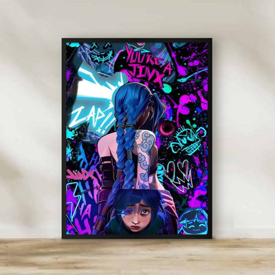 Arcane 1 Frame – anime wall art | برواز أركين 1