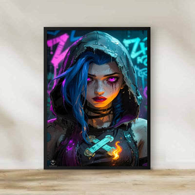 Arcane 5 Frame – anime wall art | برواز أركين 5