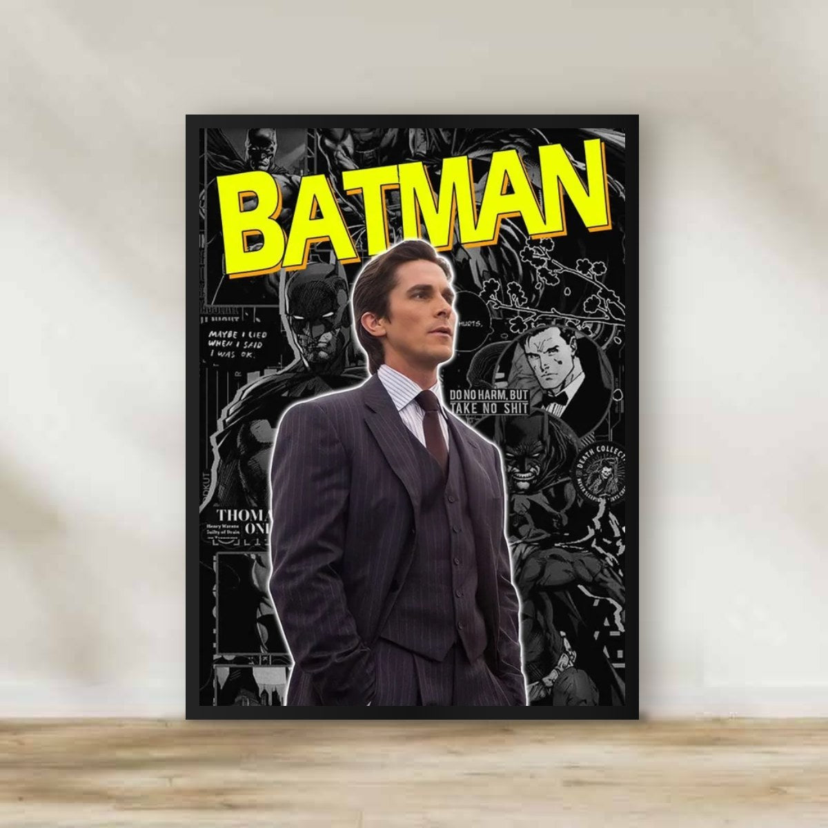 Batman 2 Frame – movie poster wall art | برواز باتمان 2