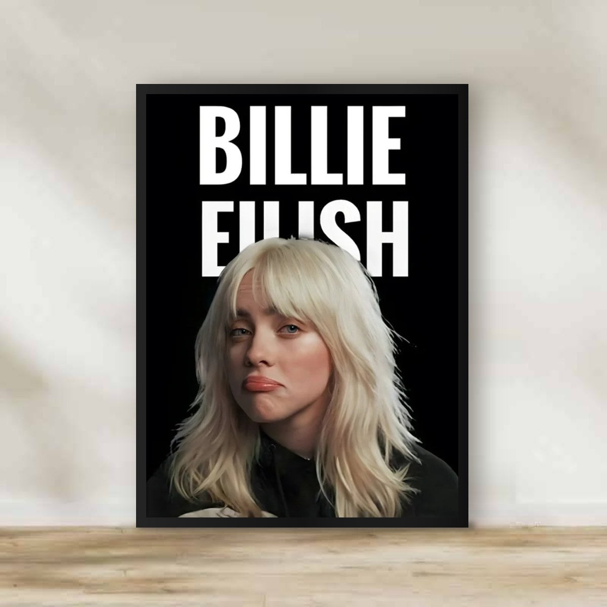 Billie Eilish 8 Frame – music wall art | برواز بيلي أيليش 8